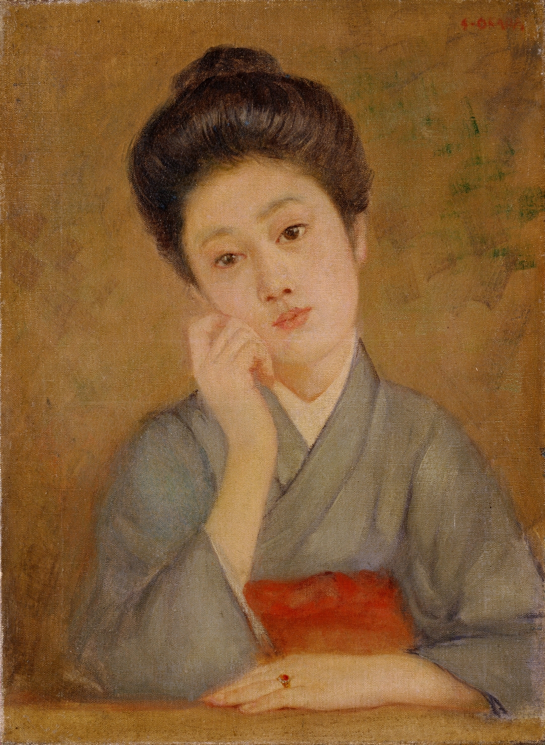 芸術家列伝（岡田三郎助）