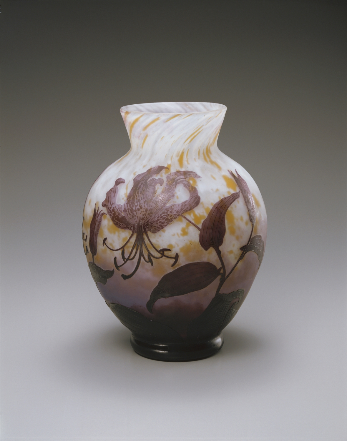 Vase with Lily Design