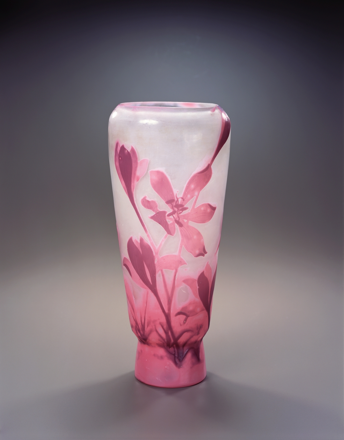 Vase with Autumn Crocus Design