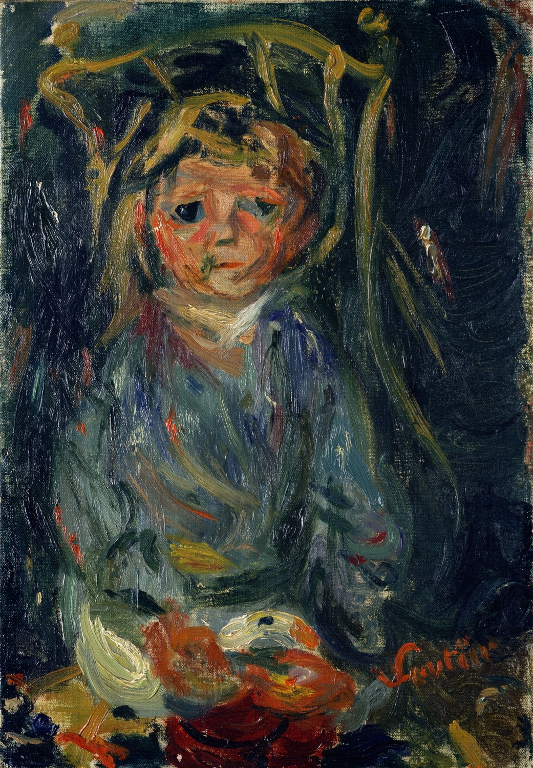 青い服の少女 | コレクション | ポーラ美術館