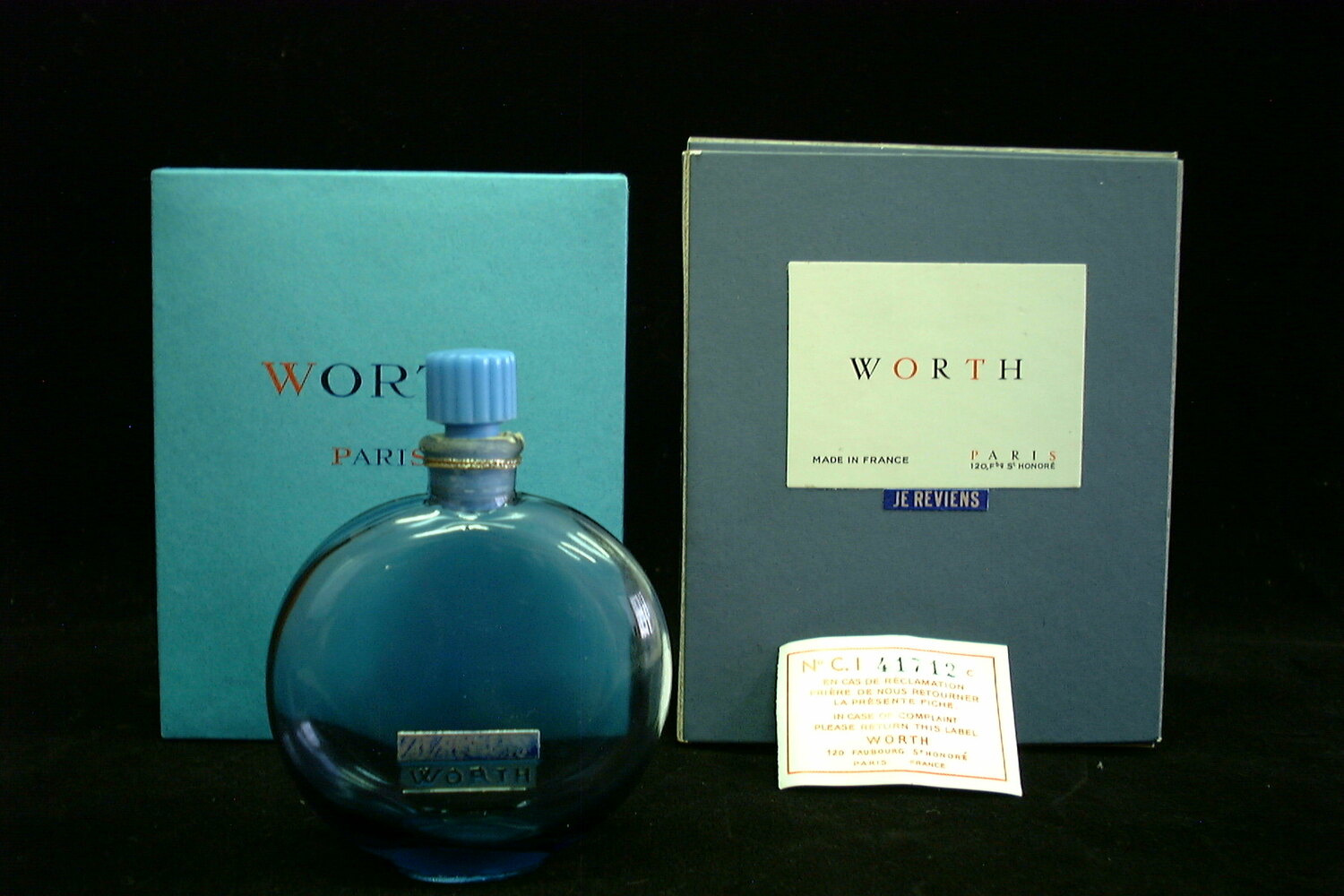 Perfume Bottle, "Je Reviens"