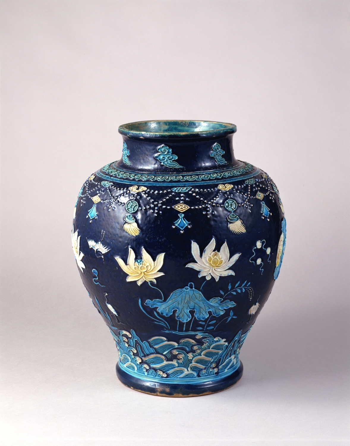 中国 遼三彩 花文 執壷 水注 M 3908
