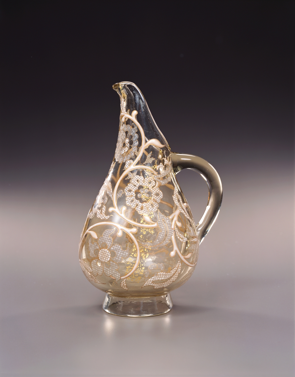 Pitcher with Flowers Design